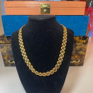Vintage Napier Gold-Tone Link Chain Necklace